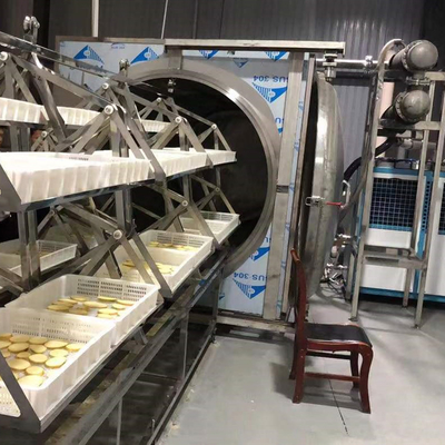 der Mikrowellen-38.4-48kg/H Edelstahl-Frucht-Trockenofen Vakuumdes entwässerungsmittel-304