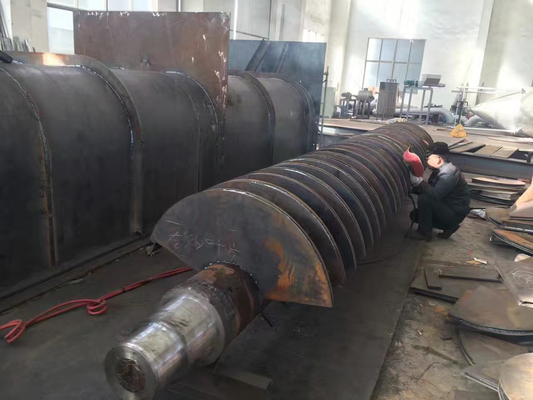 10rpm hohler Paddel-Trockner-zur energiesparenden Schlammtrocknungs-Maschine 25rpm 4KW