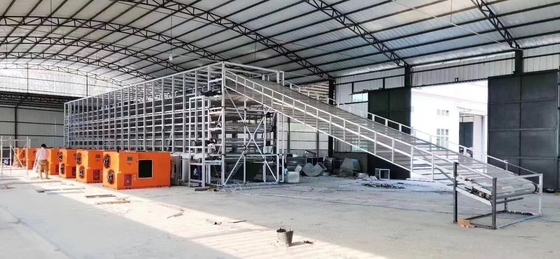 Große Kapazitäts-ununterbrochene Bandtrockner-Heißluft-Zirkulations-industrielle Schleuder