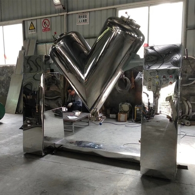 CER SUS304 V Art Pulver-Mischmaschine-Spiegel-reinigender Pulver-Poliermischer
