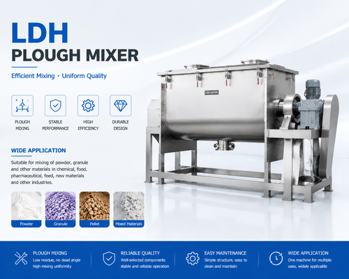 LDH-15 Precision Coulter Mischmaschine 82,5 kW Industriepulvermischer 6000-9000 kg pro Charge