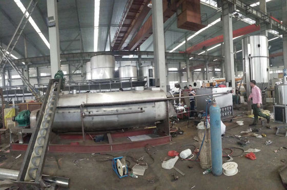 10rpm hohler Paddel-Trockner-zur energiesparenden Schlammtrocknungs-Maschine 25rpm 4KW