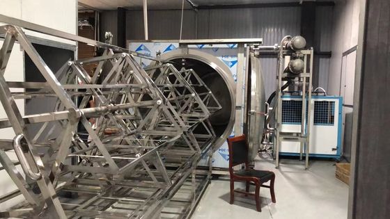 380V PLC HMI niedrige Temperatur-Schleuder des Mikrowellen-Vakuumtrockner-48KW