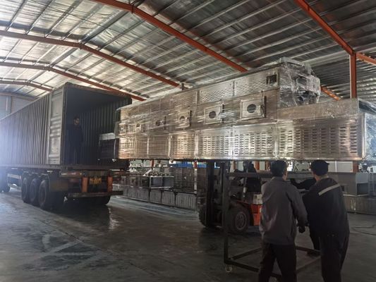 Edelstahl-Gurt-ununterbrochener Mikrowellen-trockenerer Sterilisations-Förderer-trockenere Maschine