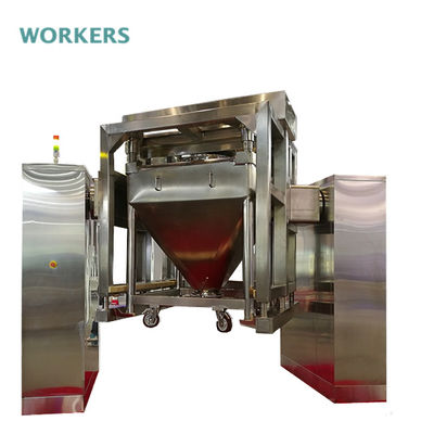 Einarmige Behälter-Mischmaschinen-pharmazeutischer industrieller chemischer Mischer des Aufzug-quadratische Kegel-IBC